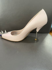 Alexander McQueen Punk Stud Leather Stiletto Pumps